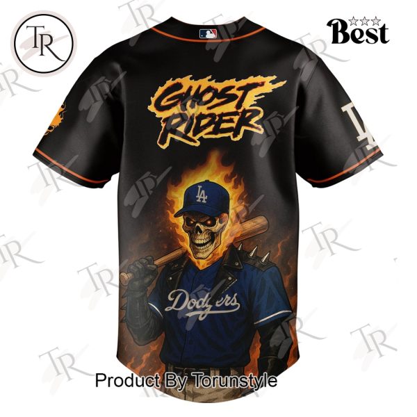 Los Angeles Dodgers X Ghost Rider 2025 Limited Edition Baseball Jersey