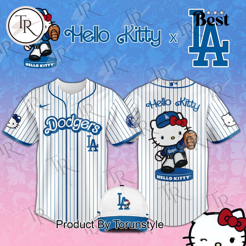 Los Angeles Dodgers x Hello Kitty Night 2025 Special Edition Baseball Jersey Los Angeles Dodgers x Hello Kitty Night 2025 Special Edition Baseball Jersey