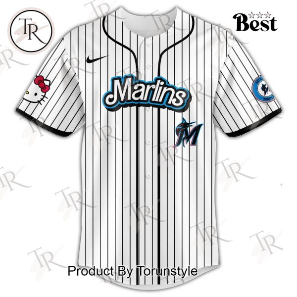 Miami Marlins x Hello Kitty Night 2025 Special Edition Baseball Jersey