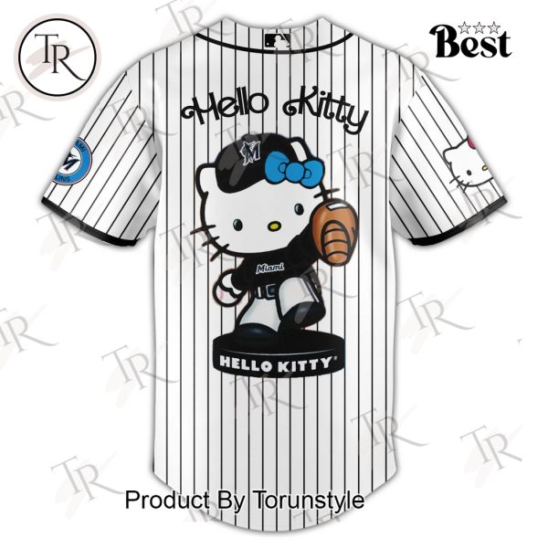 Miami Marlins x Hello Kitty Night 2025 Special Edition Baseball Jersey