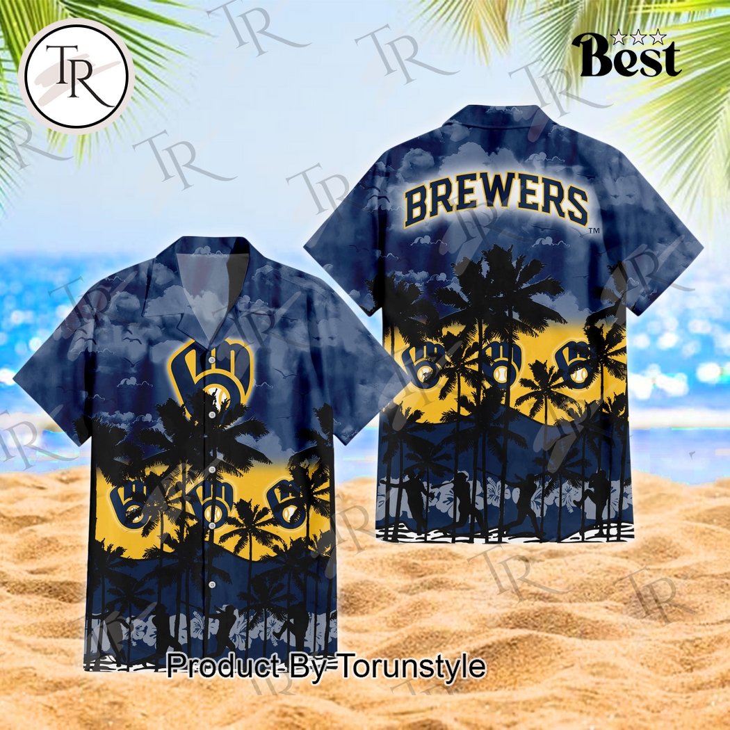 Milwaukee Brewers Summer Trending Limited Edition Hawaiian Shirt Milwaukee Brewers Summer Trending Limited Edition Hawaiian Shirt