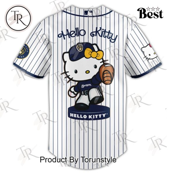 Milwaukee Brewers x Hello Kitty Night 2025 Special Edition Baseball Jersey