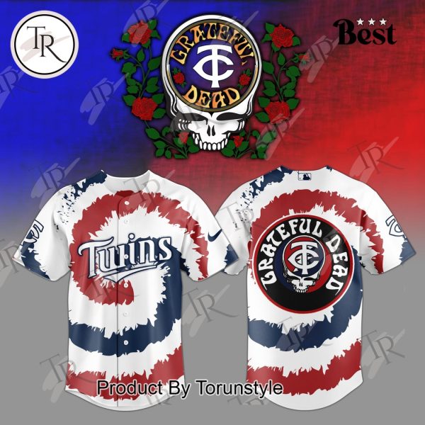 Minnesota Twins Grateful Dead 2025 Special Edition Baseball Jersey