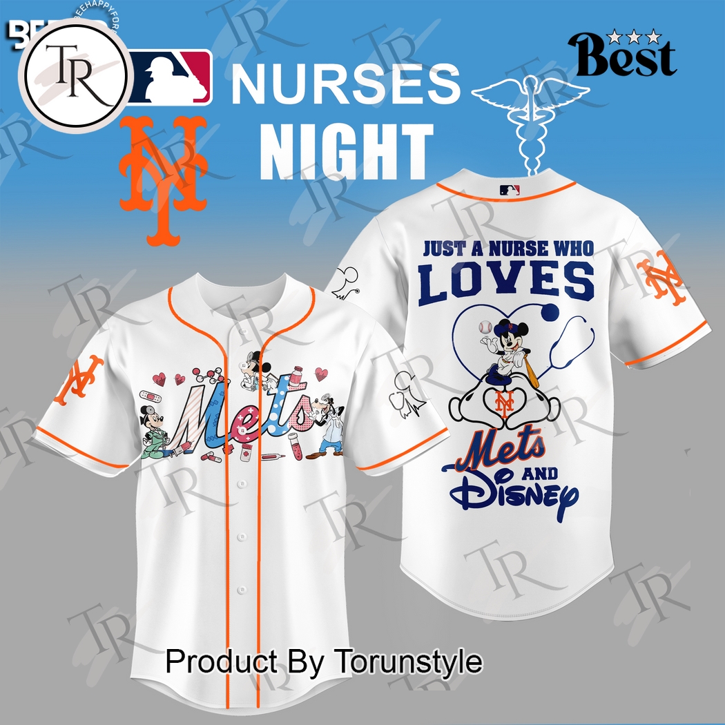 New York Mets X Mickey Mouse Just A Nurse Who Loves 2025 Limited Edition Baseball Jersey New York Mets X Mickey Mouse Just A Nurse Who Loves 2025 Limited Edition Baseball Jersey