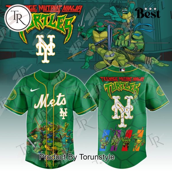 New York Mets x Teenage Mutant Ninja Turtles 2025 Special Edition Baseball Jersey
