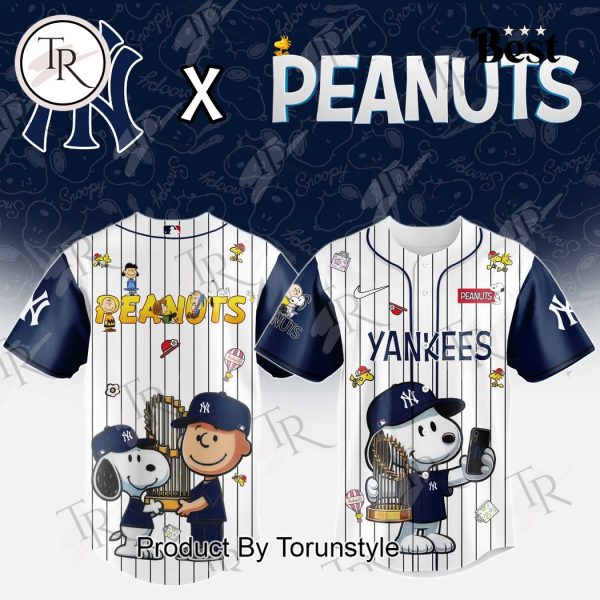 New York Yankees 2025 X Peanuts New Special Edition Baseball Jersey