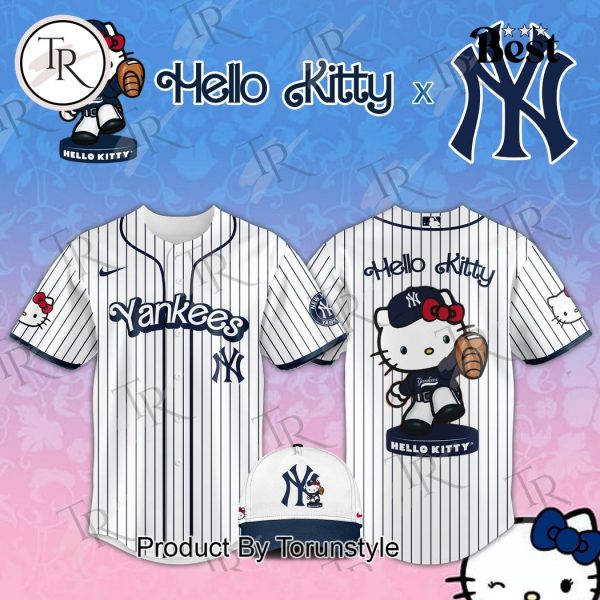 New York Yankees x Hello Kitty Night 2025 Special Edition Baseball Jersey