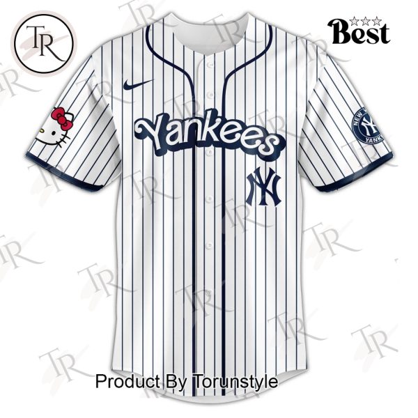 New York Yankees x Hello Kitty Night 2025 Special Edition Baseball Jersey