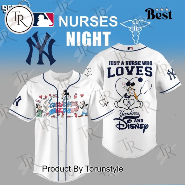 New York Yankees X Mickey Mouse Just A Nurse Who Loves 2025 Limited Edition Baseball Jersey