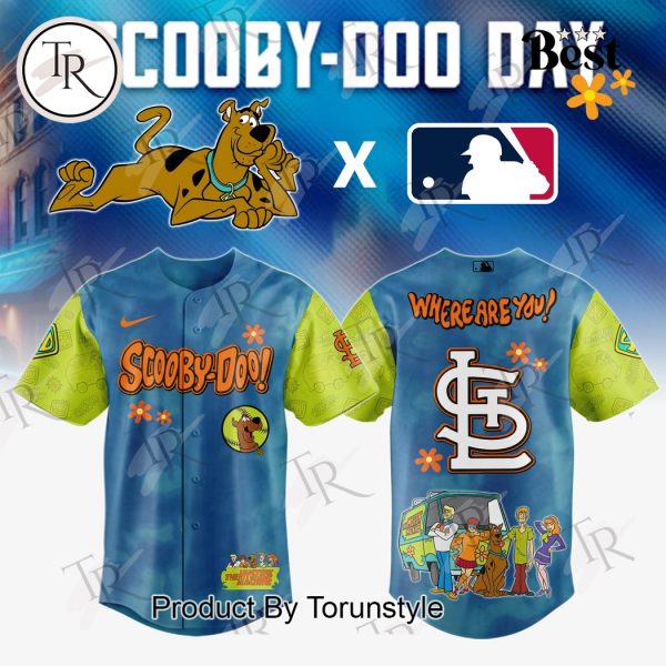 St.Louis Cardinals X Scooby Doo Day 2025 Where Are You! Limited Edition Baseball Jersey