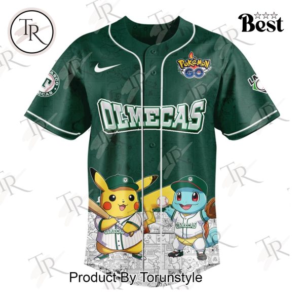 Olmecas De Tabasco 2025 Pokemon Custom Name Limited Edition Baseball Jersey