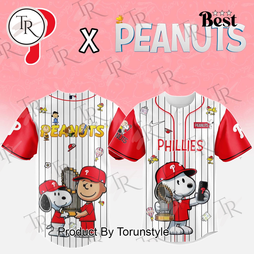 Philadelphia Phillies 2025 X Peanuts New Special Edition Baseball Jersey Philadelphia Phillies 2025 X Peanuts New Special Edition Baseball Jersey