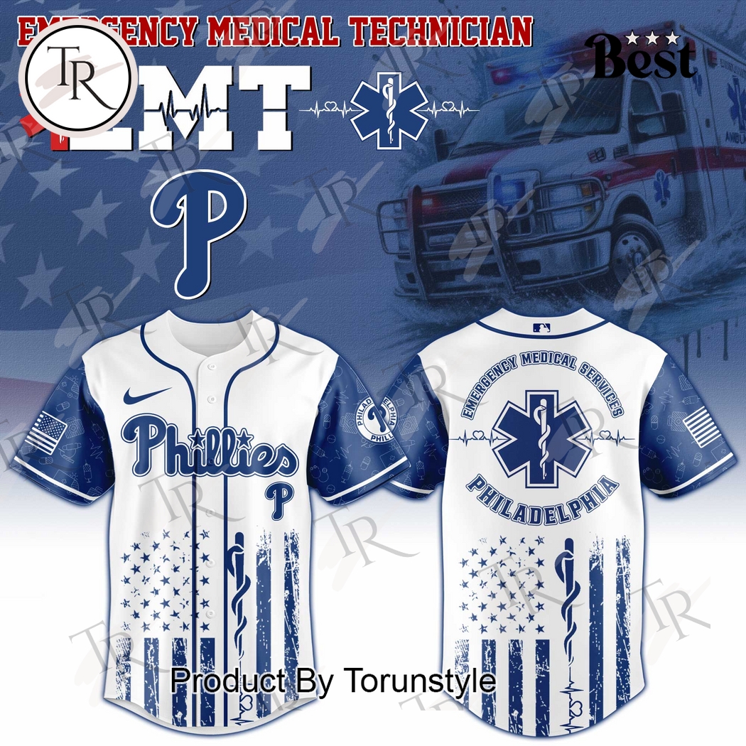 Philadelphia Phillies X Emergency Medical Technician Appreciation Night 2025 Limited Edition Baseball Jersey Philadelphia Phillies X Emergency Medical Technician Appreciation Night 2025 Limited Edition Baseball Jersey