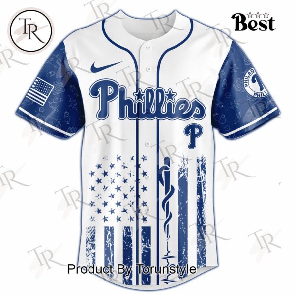 Philadelphia Phillies X Emergency Medical Technician Appreciation Night 2025 Limited Edition Baseball Jersey