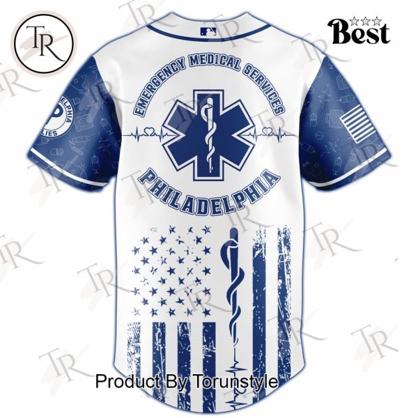 Philadelphia Phillies X Emergency Medical Technician Appreciation Night 2025 Limited Edition Baseball Jersey