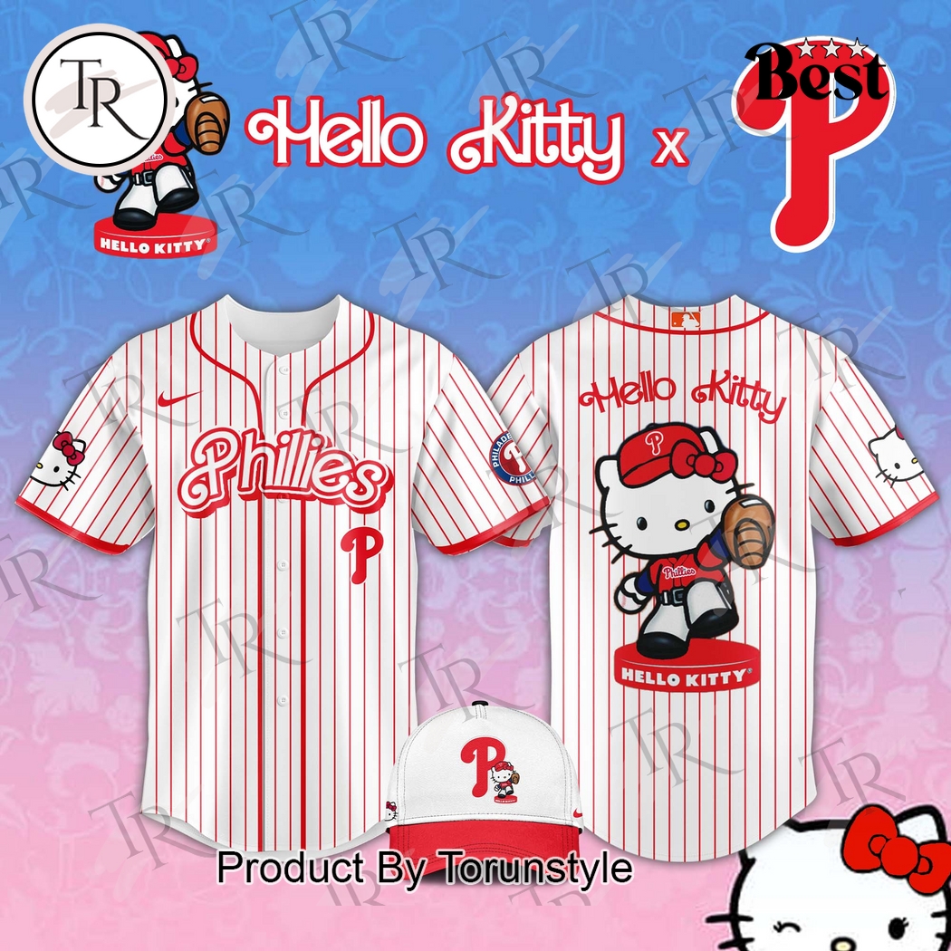 Philadelphia Phillies x Hello Kitty Night 2025 Special Edition Baseball Jersey Philadelphia Phillies x Hello Kitty Night 2025 Special Edition Baseball Jersey