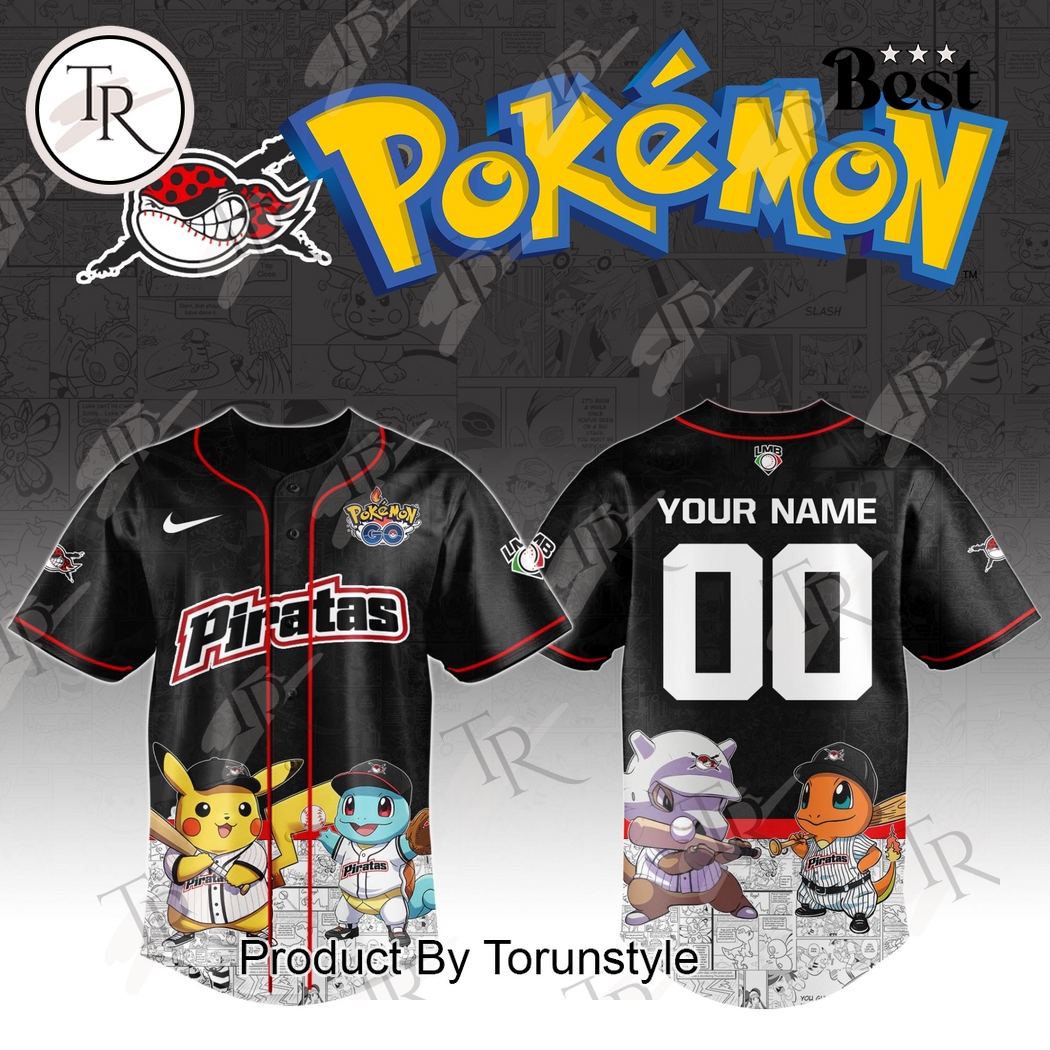 Piratas De Campeche 2025 Pokemon Custom Name Limited Edition Baseball Jersey Piratas De Campeche 2025 Pokemon Custom Name Limited Edition Baseball Jersey