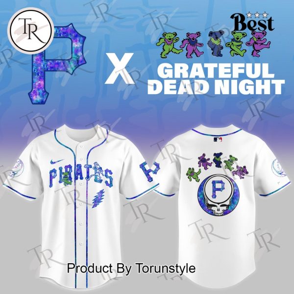 Pittsburgh Pirates X Grateful Dead Night Game 2025 Limited Edition Baseball Jersey