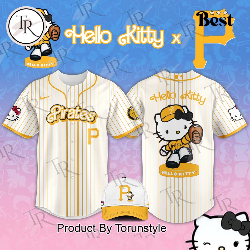 Pittsburgh Pirates x Hello Kitty Night 2025 Special Edition Baseball Jersey Pittsburgh Pirates x Hello Kitty Night 2025 Special Edition Baseball Jersey