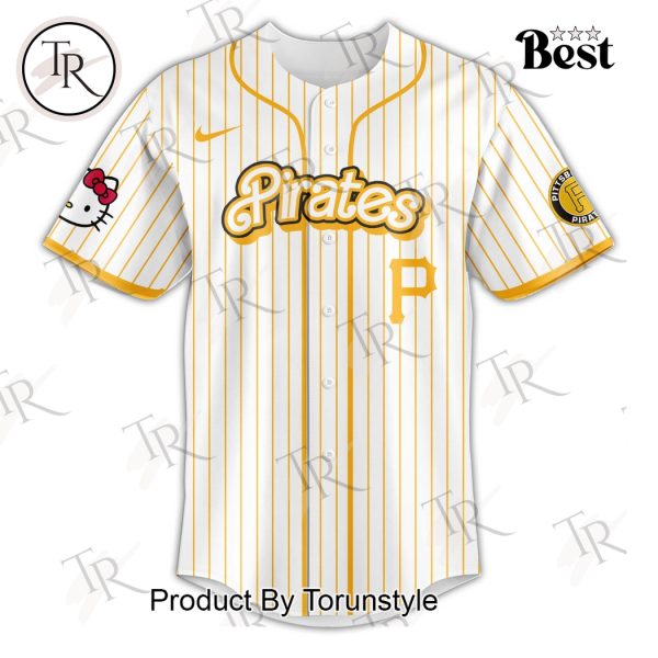 Pittsburgh Pirates x Hello Kitty Night 2025 Special Edition Baseball Jersey