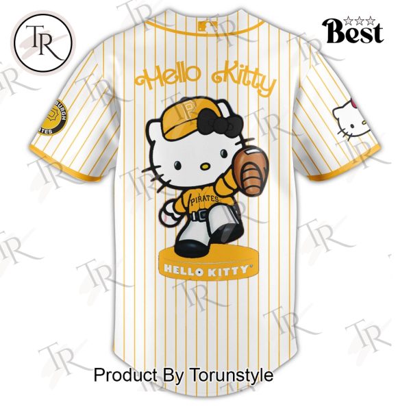 Pittsburgh Pirates x Hello Kitty Night 2025 Special Edition Baseball Jersey