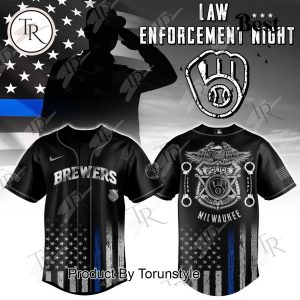Milwaukee Brewers X Law Enforcement Night 2025 Limited Edition Baseball Jersey