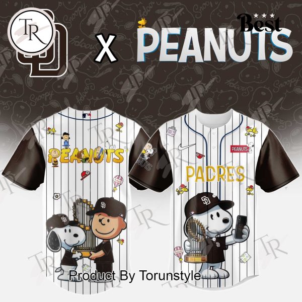 San Diego Padres 2025 X Peanuts New Special Edition Baseball Jersey