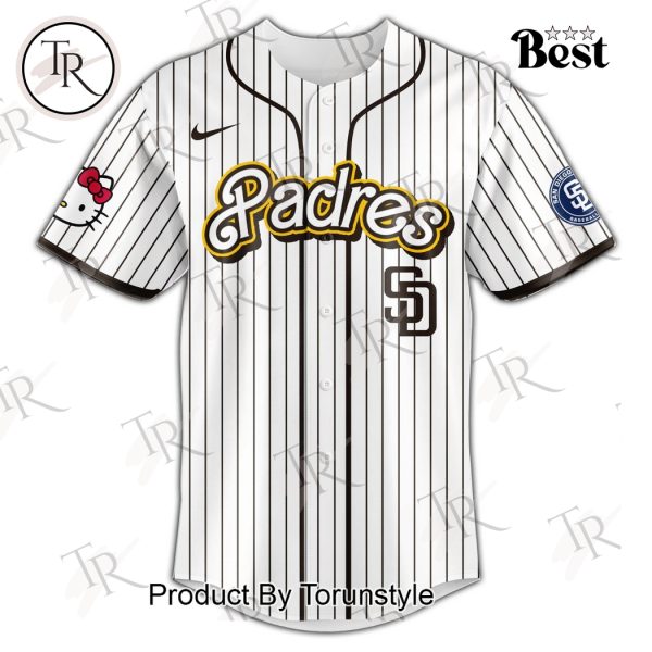 San Diego Padres x Hello Kitty Night 2025 Special Edition Baseball Jersey