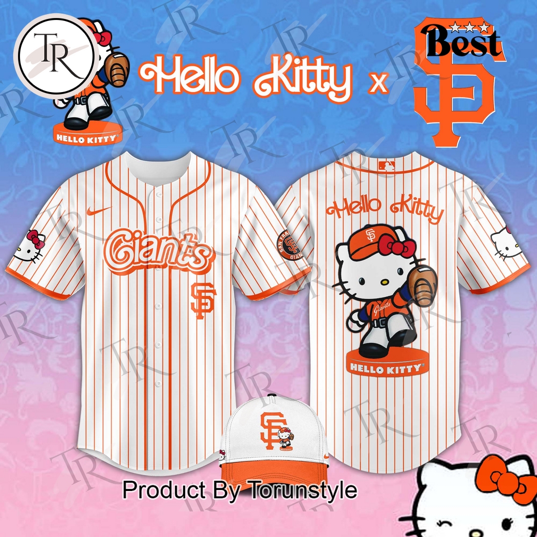 San Francisco Giants x Hello Kitty Night 2025 Special Edition Baseball Jersey San Francisco Giants x Hello Kitty Night 2025 Special Edition Baseball Jersey