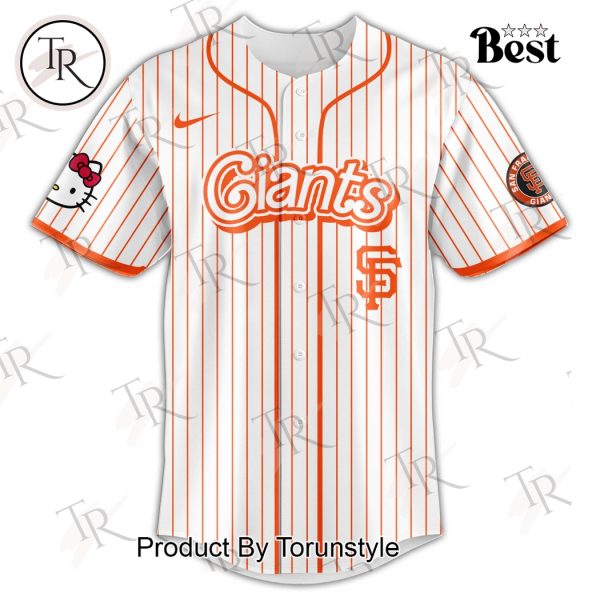 San Francisco Giants x Hello Kitty Night 2025 Special Edition Baseball Jersey
