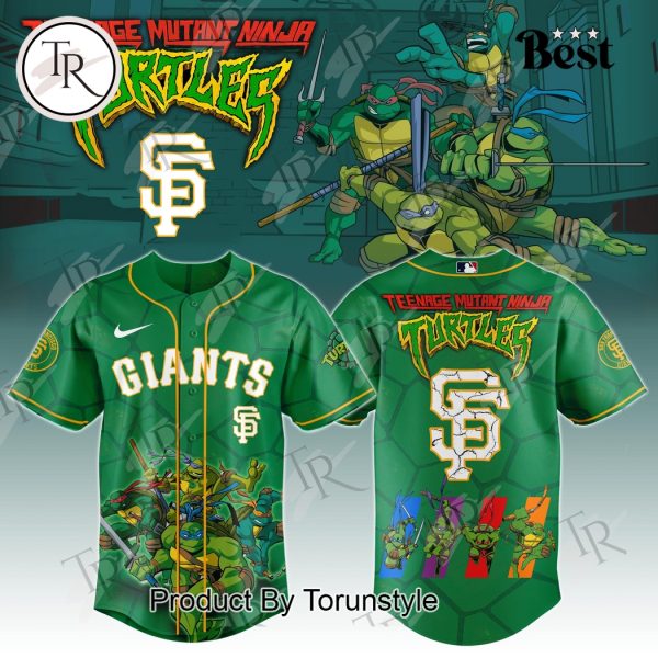 San Francisco Giants x Teenage Mutant Ninja Turtles 2025 Special Edition Baseball Jersey