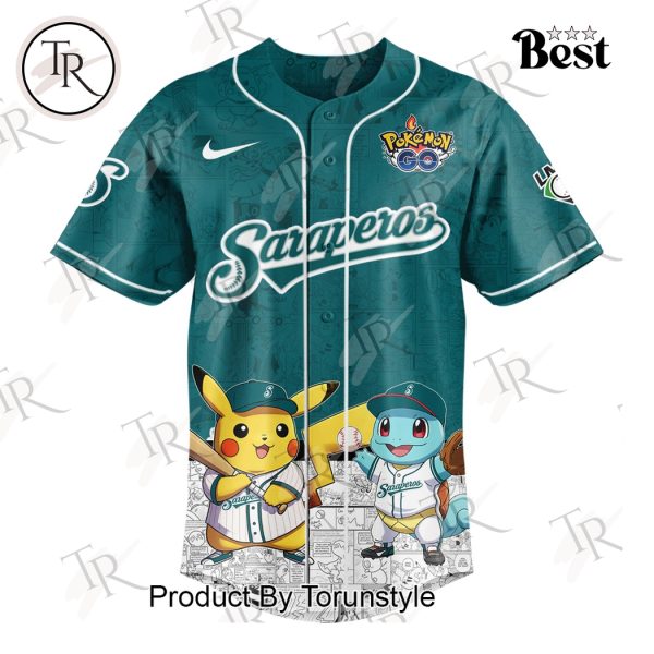 Saraperos De Saltillo 2025 Pokemon Custom Name Limited Edition Baseball Jersey