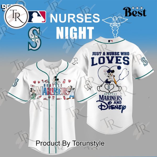 Seattle Mariners X Mickey Mouse Just A Nurse Who Loves 2025 Limited Edition Baseball Jersey