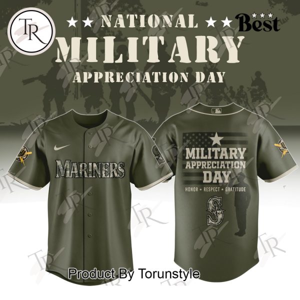 Seattle Mariners X National Military Appreciation Day 2025 Limited Edition Baseball Jersey