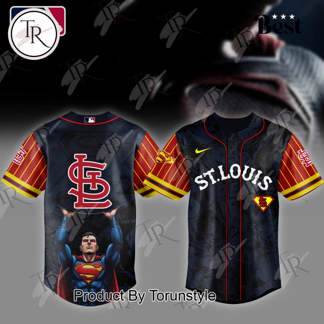 St.Louis Cardinals x Superman 2025 Special Edition Baseball Jersey