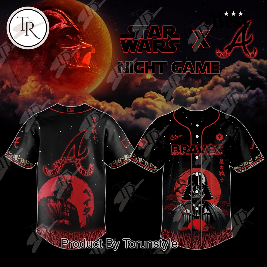 Star Wars Night Game X Atlanta Braves 2025 Special Edition Baseball Jersey Star Wars Night Game X Atlanta Braves 2025 Special Edition Baseball Jersey