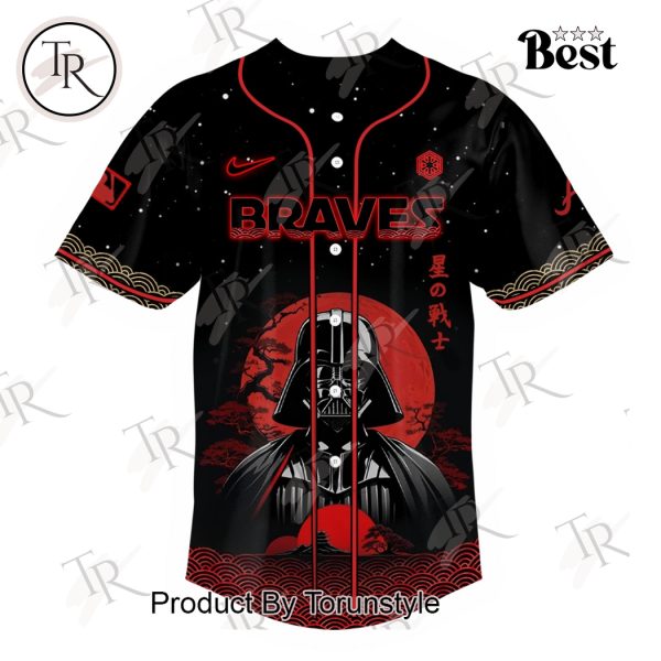 Star Wars Night Game X Atlanta Braves 2025 Special Edition Baseball Jersey
