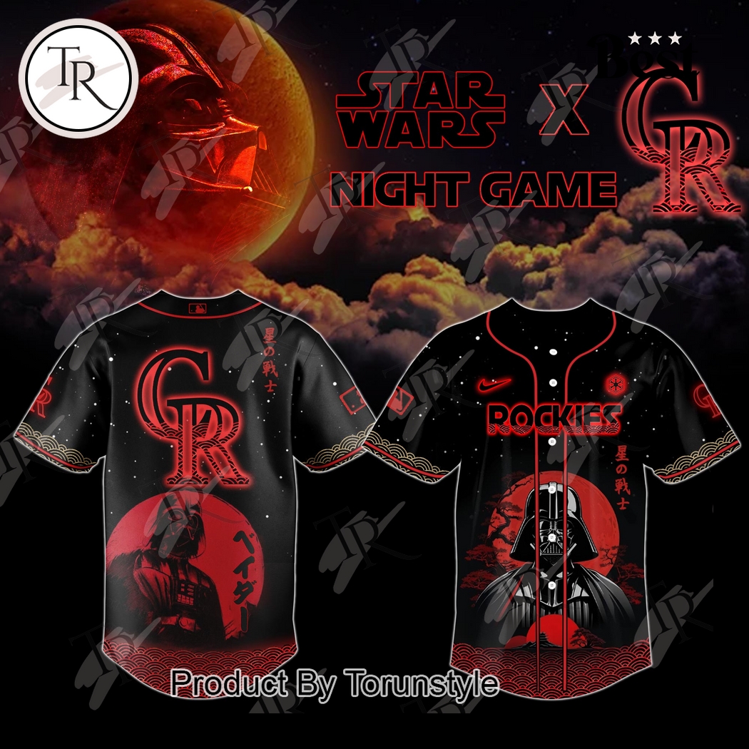 Star Wars Night Game X Colorado Rockies 2025 Special Edition Baseball Jersey Star Wars Night Game X Colorado Rockies 2025 Special Edition Baseball Jersey