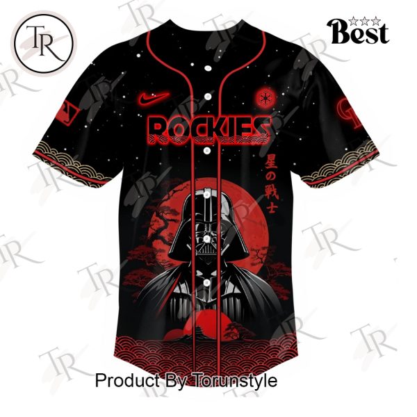 Star Wars Night Game X Colorado Rockies 2025 Special Edition Baseball Jersey