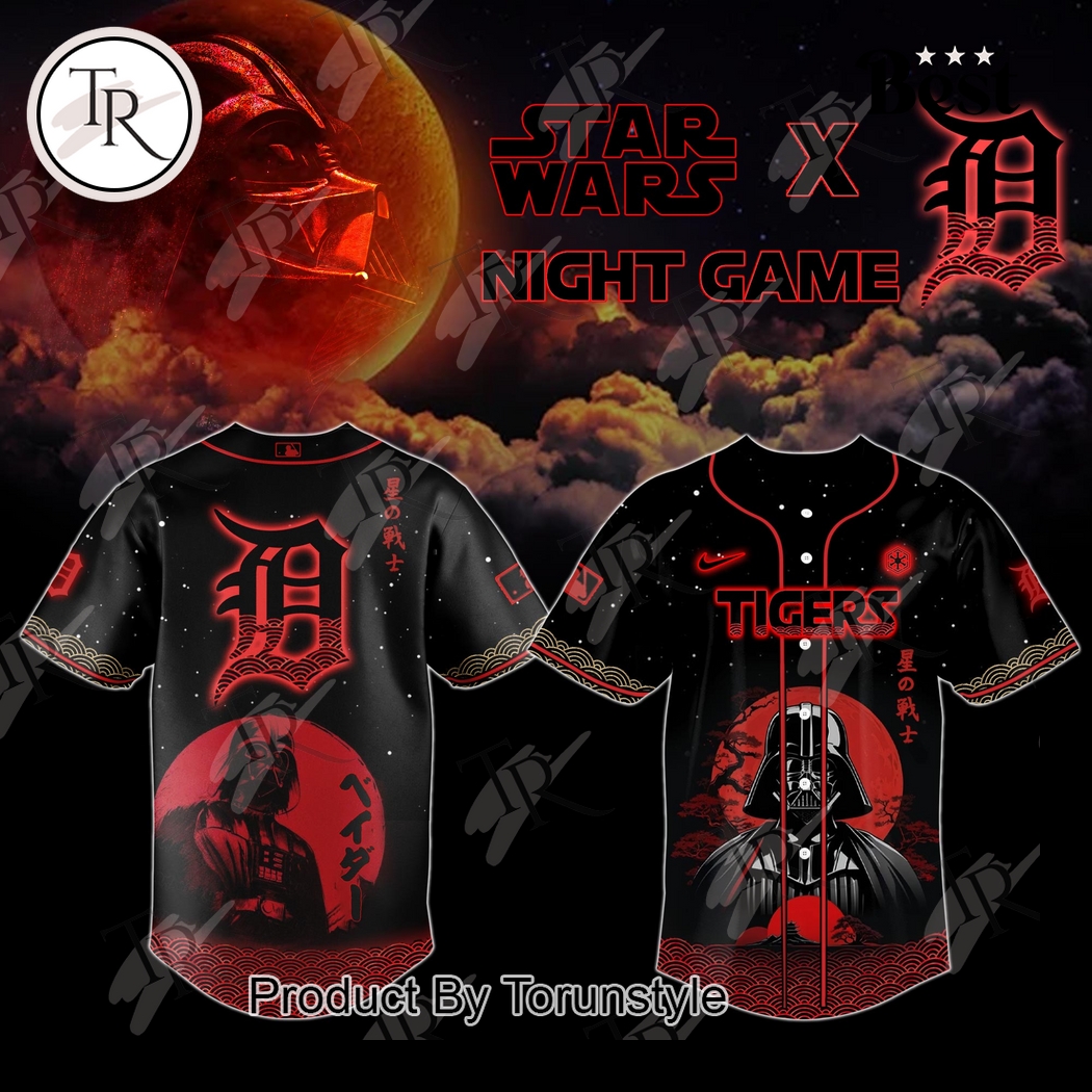 Star Wars Night Game X Detroit Tigers 2025 Special Edition Baseball Jersey Star Wars Night Game X Detroit Tigers 2025 Special Edition Baseball Jersey