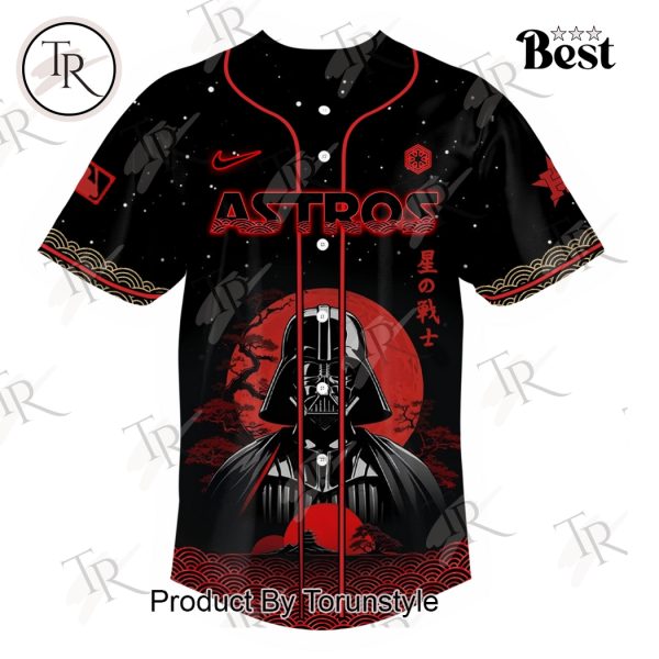 Star Wars Night Game X Houston Astros 2025 Special Edition Baseball Jersey