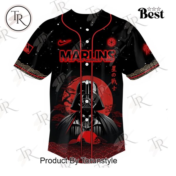 Star Wars Night Game X Miami Marlins 2025 Special Edition Baseball Jersey