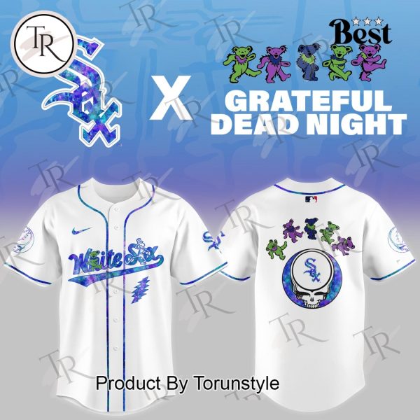 Chicago White Sox X Grateful Dead Night Game 2025 Limited Edition Baseball Jersey