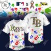 Texas Rangers 2025 Autism Awareness Special Edition Baseball Jersey