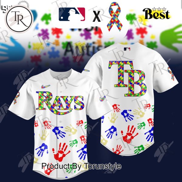 Tampa Bay Rays 2025 Autism Awareness Special Edition Baseball Jersey