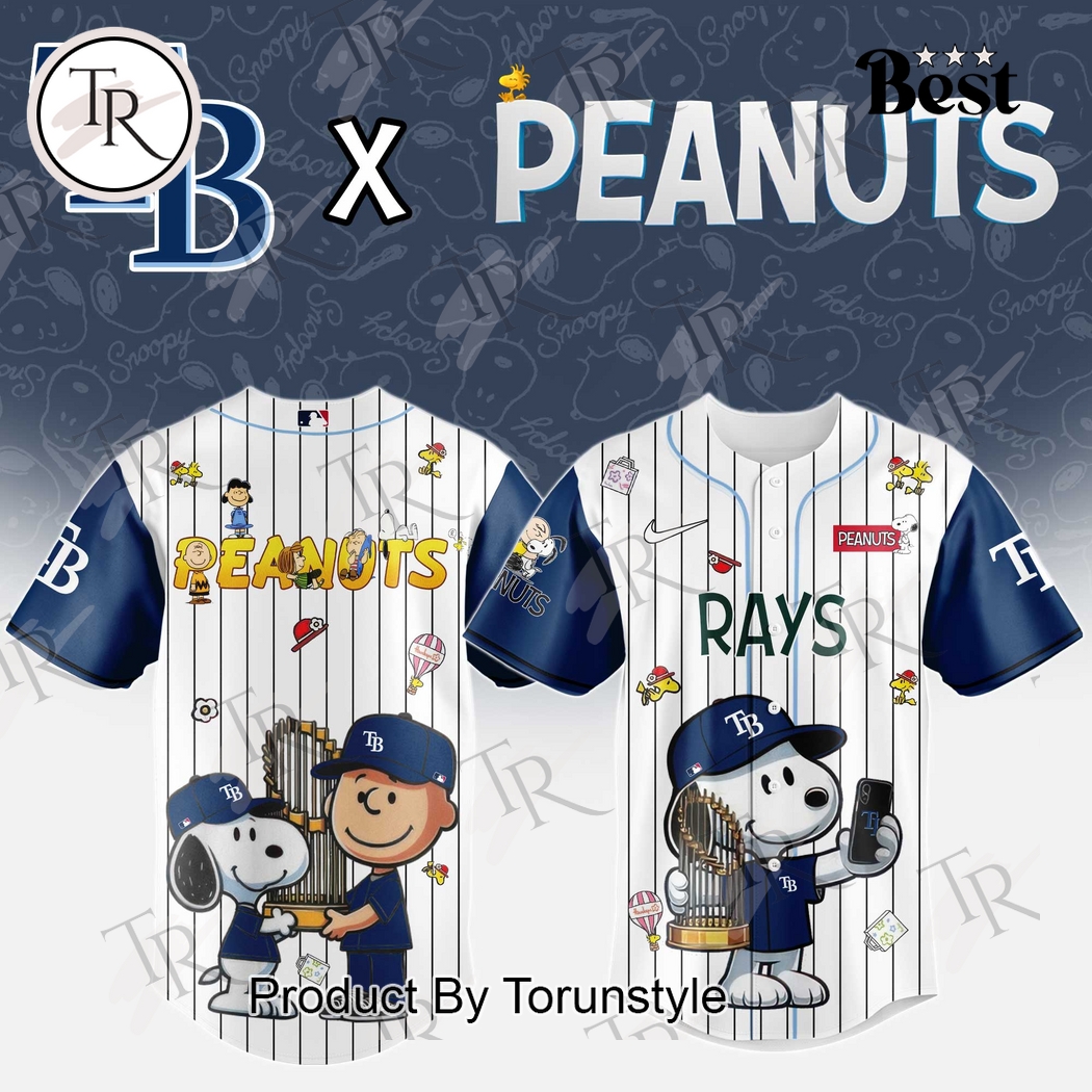 Tampa Bay Rays 2025 X Peanuts New Special Edition Baseball Jersey Tampa Bay Rays 2025 X Peanuts New Special Edition Baseball Jersey