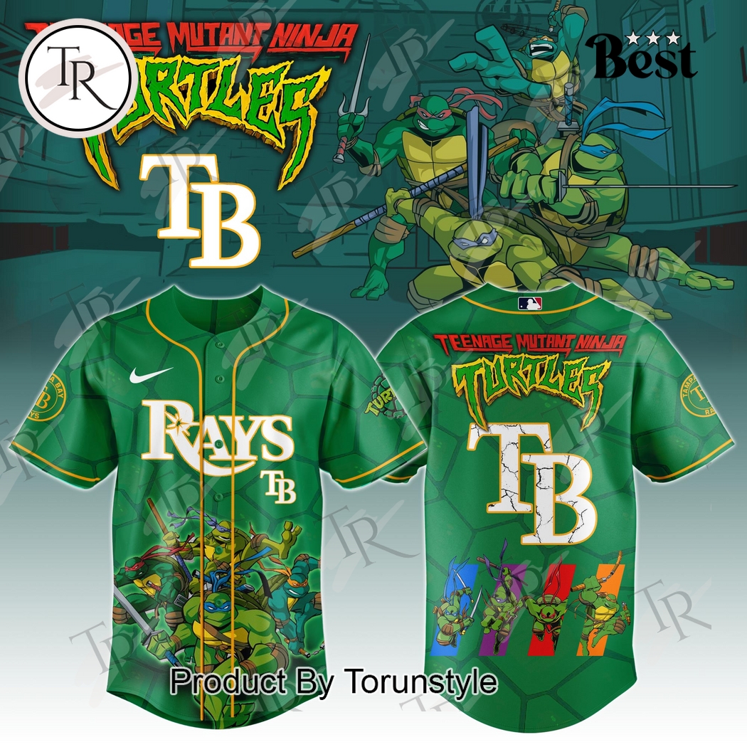 Tampa Bay Rays x Teenage Mutant Ninja Turtles 2025 Special Edition Baseball Jersey Tampa Bay Rays x Teenage Mutant Ninja Turtles 2025 Special Edition Baseball Jersey