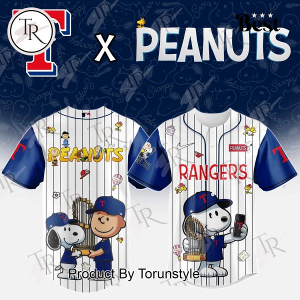 Texas Rangers 2025 X Peanuts New Special Edition Baseball Jersey
