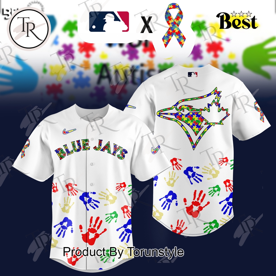 Toronto Blue Jays 2025 Autism Awareness Special Edition Baseball Jersey Toronto Blue Jays 2025 Autism Awareness Special Edition Baseball Jersey