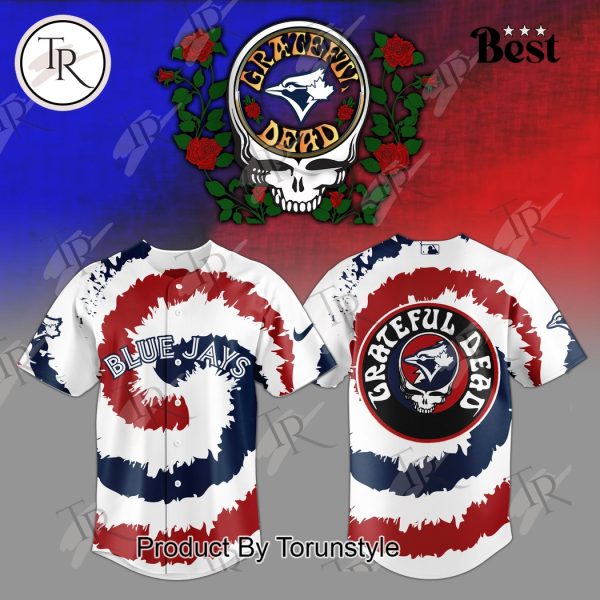 Toronto Blue Jays Grateful Dead 2025 Special Edition Baseball Jersey